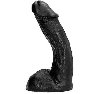 Dildo All Black Medio Morbido e Flessibile per Piacere Versatile